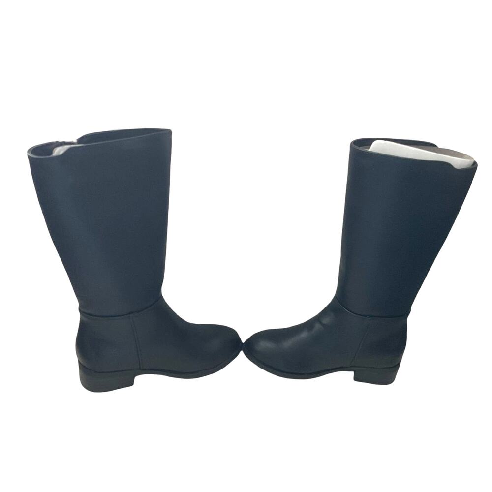 Steve Madden Girl's Black Leather Boots‎ Toddler Girls 11